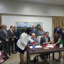 A la signature des  Protocoles d'accord